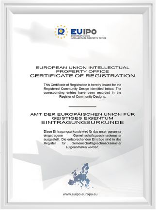 Europäisches Patentzertifikat des EUIPO