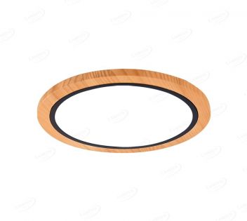 310mm Diameter Round FSC Wood Frame LED Ceiling Light