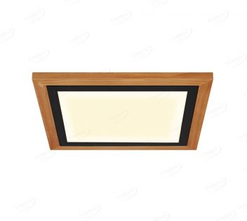 300x300mm Square FSC Wood Frame LED Ceiling Light
