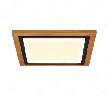 400x400mm Square FSC Wood Frame LED Ceiling Light