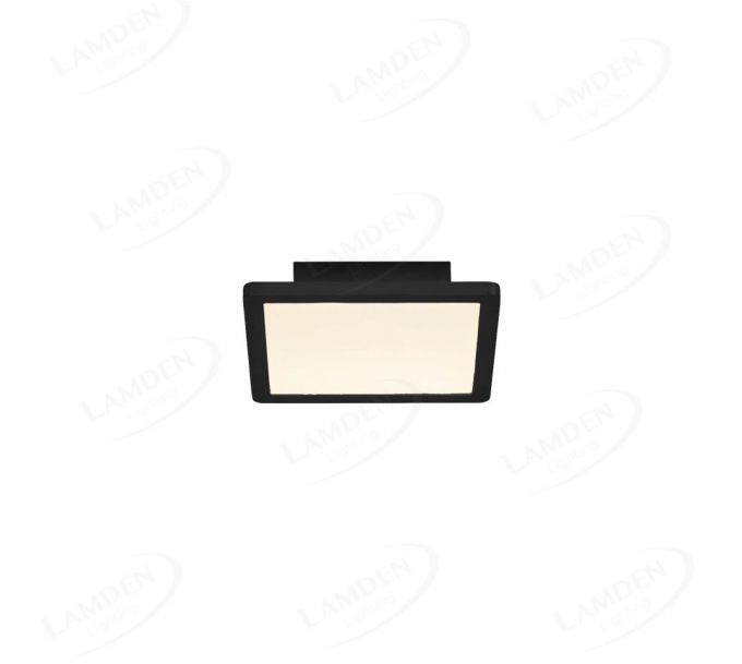 Single Head Square Black Color Changing LED Panel Ceiling Light 70022