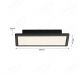 Single Head Rectangle  Color Changing LED Panel Ceiling Light 70026
