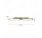 Satin Nickel Double Oval LED Ceiling Light 70073
