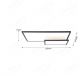 Double Square 620x465mm Decoration LED Ceiling Light for Indoor 70101