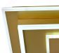 Square Gold Color Double Frame CCT LED Ceiling Light 70109