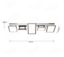 Piano Design movable Indoor IP20 CCT LED Ceiling Light 70113