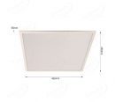 450x450mm Square Aluminum Die Casting Molding ON OFF 3 Step Dimmable Panel 60019-45