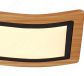 460x267mm Wave Shape FSC Wood Decoration LED Ceiling Light 90025