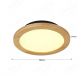 Round 280mm FSC Pine Wood Indoor LED Ceiling Light 90027