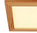 Square 280x280mm FSC Pine Wood Indoor LED Ceiling Light 90030